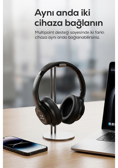Xenon X6721 Smart  Hoparlöre Dönebilen Bluetooth 5.3 Kulak Üstü Kulaklık
