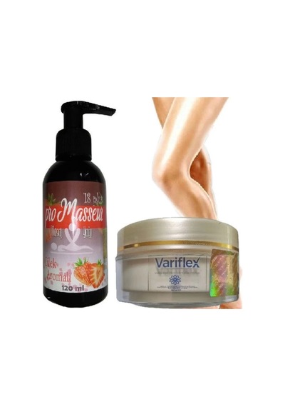 Süper Promasseur Plus Çilek Aromalı Masaj Yağı-variflex Krem İle