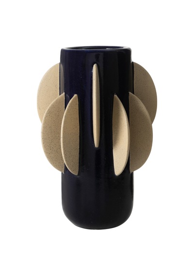Mudo Home Coast Navy Vazo 21x21x27cm Lacivert