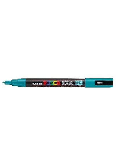 Tahtakalehobi Uni Posca Pc-3M Boyama Markörü 0.9-1.3 Mm Zümrüt Yeşili