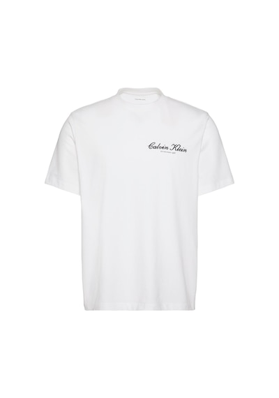 Calvin Klein 20s March Graphic Seasonal Fashion Beyaz Erkek T-shirt-13195 Beyaz