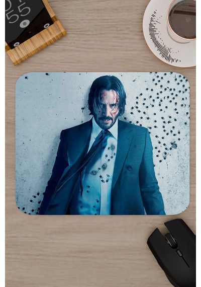 John Wick V4 22x18 Gaming Kauçuk Kaymaz Taban Mouse Pad Fare Altlığı