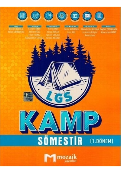 8. Sınıf Lgs Kamp Sömestır 1. Dönem Mozaik Yayınları