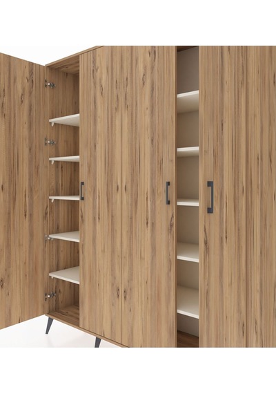 Hyperion Gardrop 10 Raflı 4 Kapaklı 176x44x221 Çam-çam/aytaşı Çam/aytaşı Hyperion Gardrop 10 Raflı 4 Kapaklı 176x44x221 Çam-çam/aytaşı Çam/aytaşı
