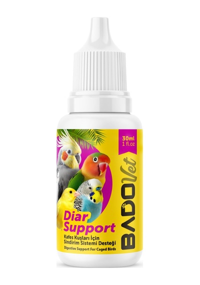 Bado Diar Support Kafes Kuşları İçin Sindirim Sistemi Desteği 30 Ml