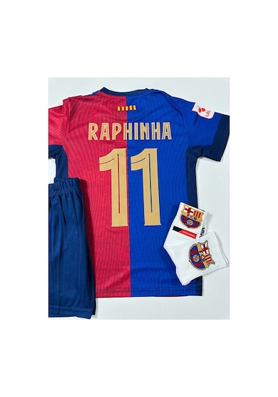 F.c B.a.r.c.e.l.o.n.a 2024/25 Yeni Sezon Raphinha Çocuk Forması Lacivert