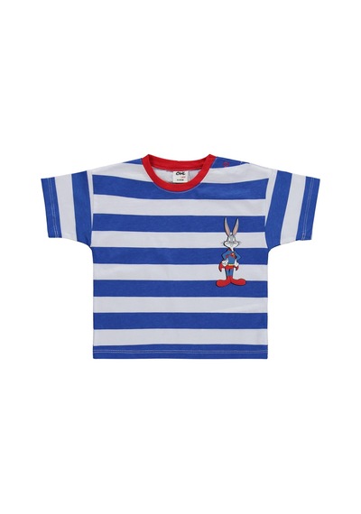 Civil Baby Super Rabbit Baskılı 6-18 Ay Takım - Mavi Saks Mavi