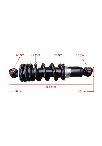 Yamaha Cross Xtz 125 Arka Amortisör 355 Mm Gazlı