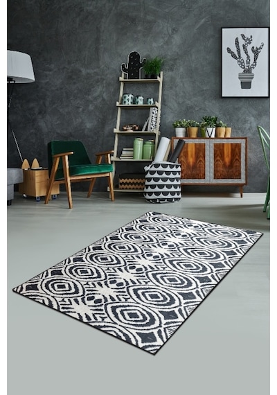 Blome Siyah Djt 160X230 Cm Dekoratif Halı