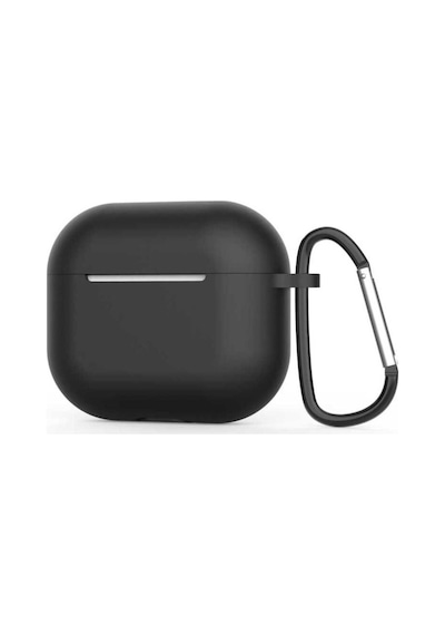Apple AirPods Uyumlu 3. Nesil Zore Standart Silikon Kılıf Siyah