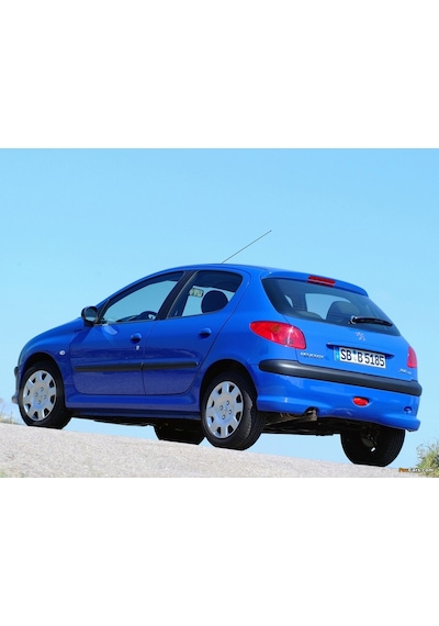 Peugeot 206 HB 1998-08 Arka Cam Silecek Kolu Kapak Takımı 6429R2