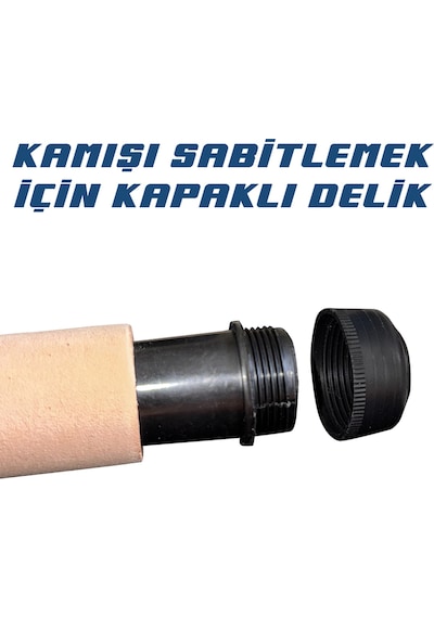 Trendy Olta Seti Kıyı Göl Deniz Olta Seti Vortex Olta Makinesi Dahil Olta Kamışı 2'li Set