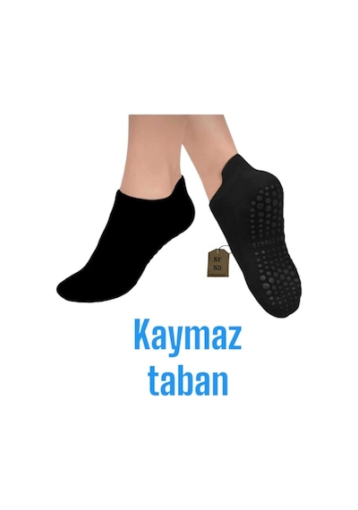 Enefendi Yoga Çorabı 3çift Pilates Tavaf Kaymaz Taban Pamuklu Silikon Baskılı Dikişsiz Kadın Çorap Siyah Kısa Renkli Enefendi Yoga Çorabı 3çift Pilates Tavaf Kaymaz Taban Pamuklu Silikon Baskılı Dikişsiz Kadın Çorap Siyah Kısa Renkli