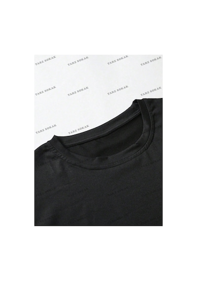 Alt/üst T-shirt Ve Şort Takımı Kod Alt158 Siyah