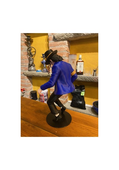 Mıchael Jackson Figür 20cm-3d Baskı-kolleksiyonluk Biblo