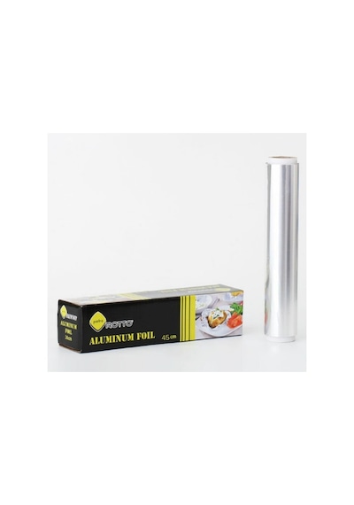 Alüminyum Folyo 45 Cm X 2500 Gr 14 Mic Kutulu Gıda Uyumlu 9 Adet Koli