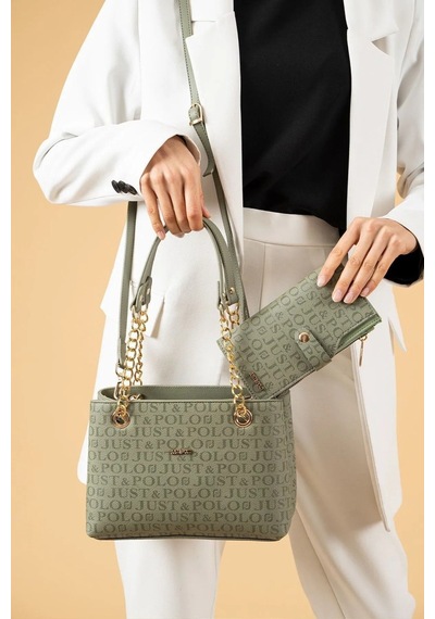 Just Polo Kadın El Ve Omuz Çantası 2181mh Haki 84843891