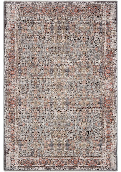 Cool Halı Hanedan Gri Halı Klasik Desen Modern Halısı Etnik Desenli Vintage Halı Dokuma Salon Halısı