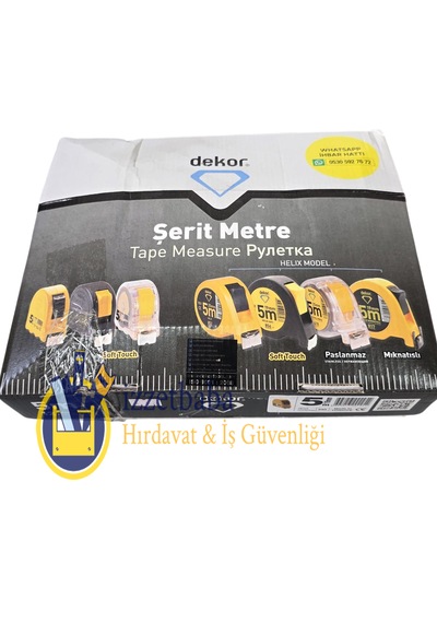 Dekor 295 5 M X 19 Mm Şerit Metre 12 Adet 5 Metre