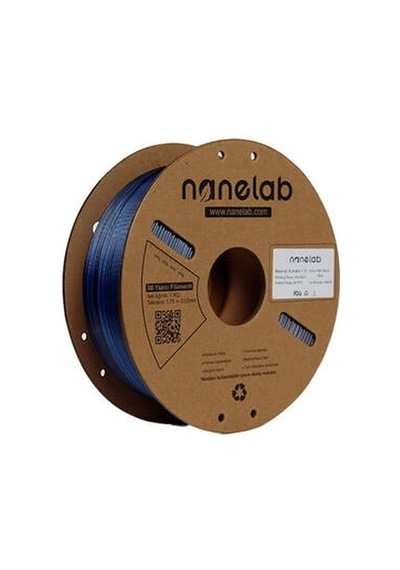 Nanelab Çift Renkli Silk Pla Filament - Siyah-mavi - 1.75mm - 1kg