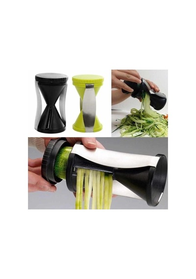 Tr Slicer Spiral Sebze Doğrayıcı, Jülyen Kesme Aleti, Siyah Diğer