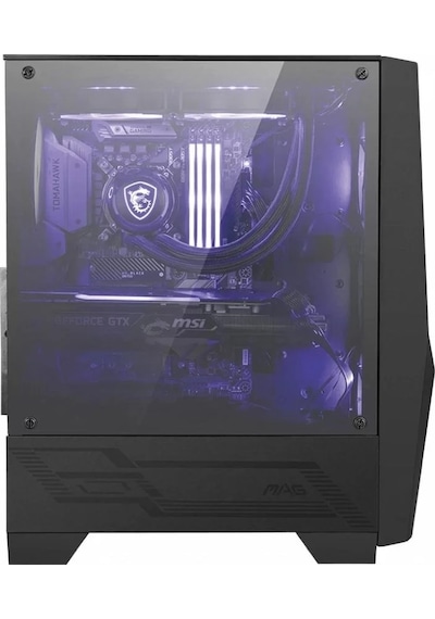 Msı Mag Forge 100m Temperlı Cam 2x120mm 1x120mm Argb Fan Psu Yok Gamıng Siyah Kasa