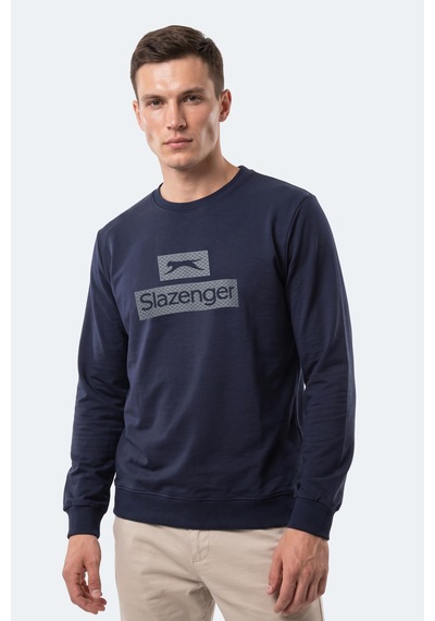 Slazenger Garvan Erkek Lacivert Sweatshırt