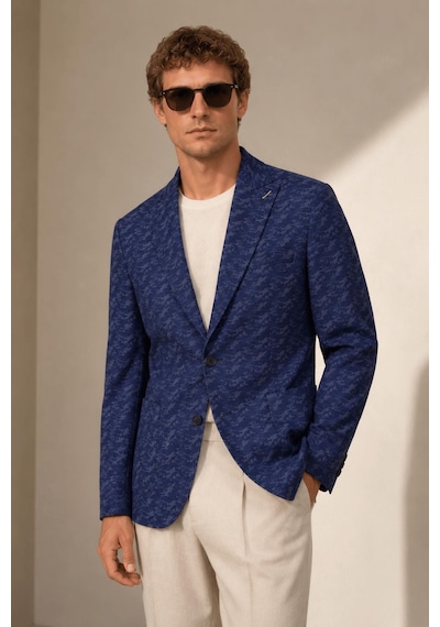 Alexandergardi Erkek Blazer Ceket Lacivert