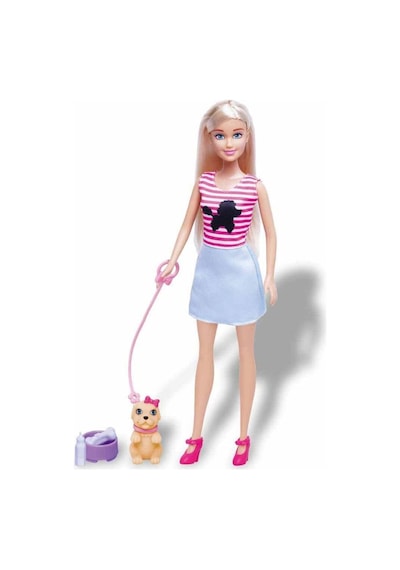 3384 SUN-RST-SIS-Minik Alisha  Bebek Veteriner Aksesuarlı Set 29 cm  2A- Sunman