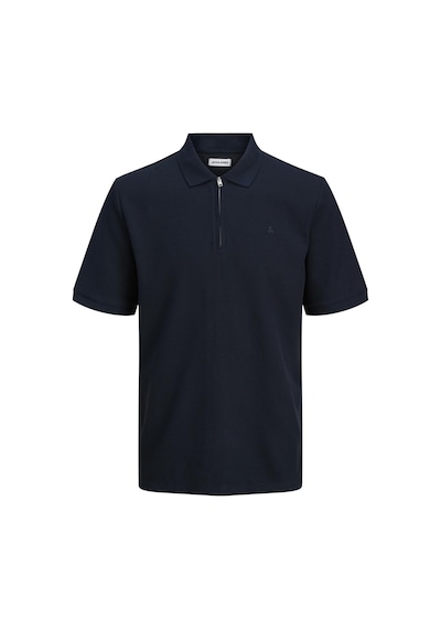 Jack & Jones Jjeaustın Zıp Polo Ss Noos Navy Navy