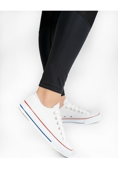 Unisex Keten Spor Ayakkabı (545291710) Beyaz