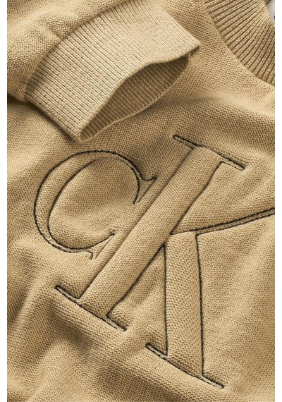 Calvin Klein Erkek Çocuk Triko Ib0ıb02623 Bej