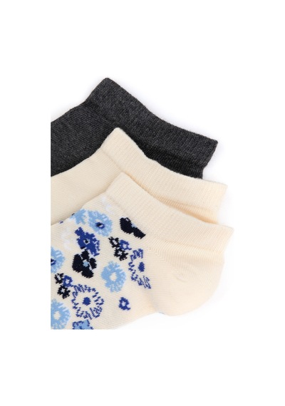 U.S. Polo Assn. Kadın 3'lü Patik Çorap 50317990-VR071