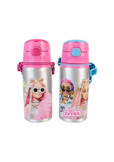 Surprise Anaokul Çantası + Çift Gözlü Kalemlik Lisanslı Aluminyum Matara Suluk 500ml 2 Pembe