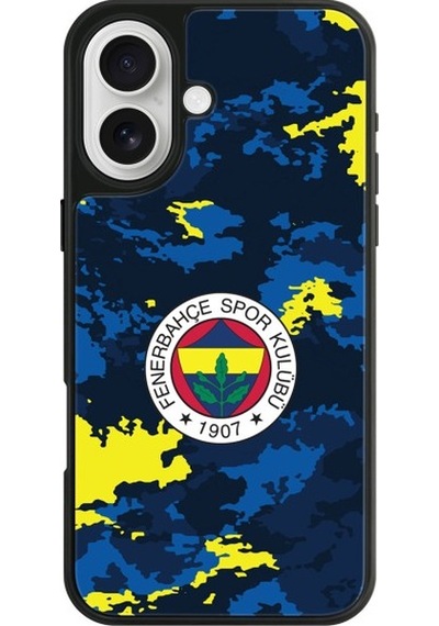 X Dekomus Lisanslı Fenerbahçe Apple iPhone Uyumlu 16 Army Premium Telefon Kılıfı "dekomus Cep Defteri "