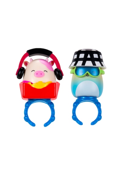 Squish-a-longs 14 Figür + Yüzük Set Seri 3 Al0031