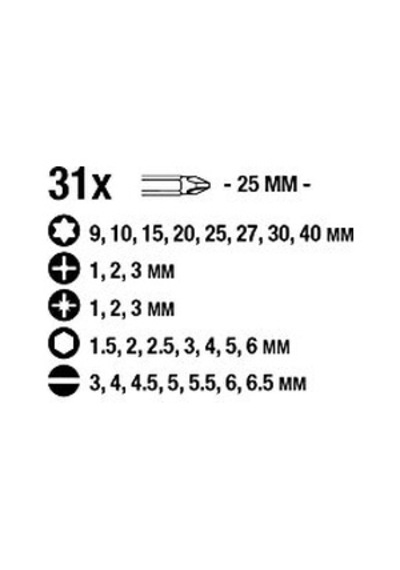31 Parça Bits Seti - 49107100