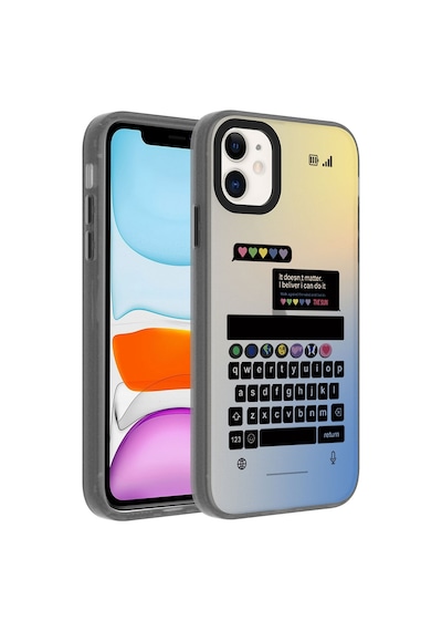 Apple Uyumlu iPhone 11 Kılıf Desenli Zore Dragon Sert Kapak-astronot
