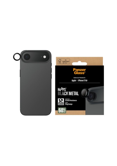 Panzerglass Hoops Apple Uyumlu iPhone Air Black Kamera Lens Koruyucu