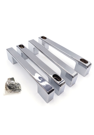 Ayrıntıshop Duşakabin Cam Kapı 2 Kapılık Kulp 14cm-15cm-16cm Lik Krom