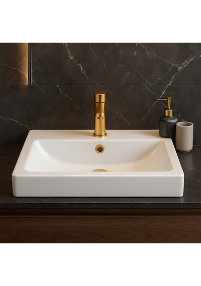 Newarc Aqua 5022B Etajer Uyumlu Lavabo