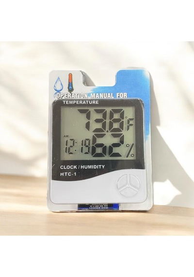 Tek-iş Dijital Termometre Ve Nem Ölçer, Lcd Ekranlı, Pilli