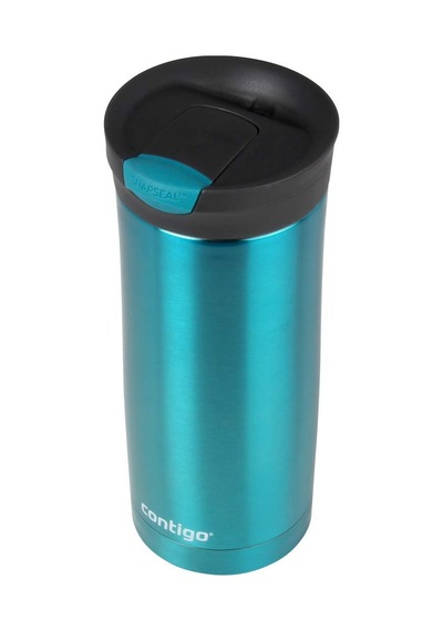 Contigo Huron Snapseal Termos Bardak 470 Ml Turkuaz Sku: Smg8690010159489 Açık