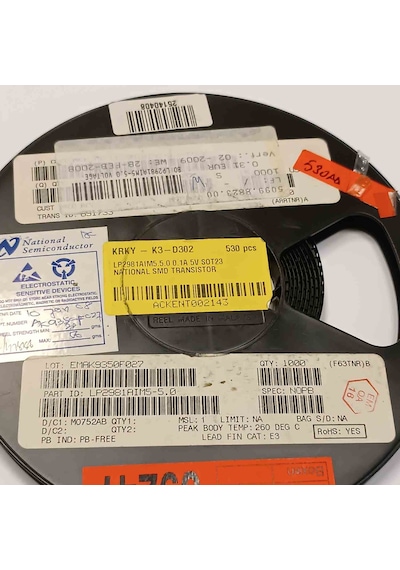 Lp2981aım5.5.0 0.1a 5v Sot23 Transistör 15 Adet