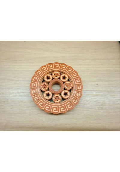 Mooncake Fidget Spinner -- Print İn Place