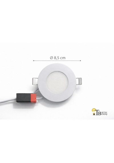 3w Yuvarlak Led Panel Gün Işığı Gün Işığı