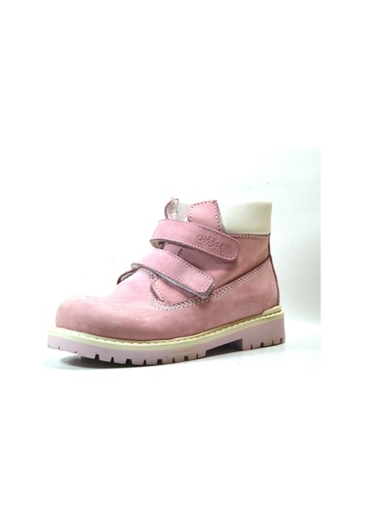 Onlo Ayakkabı Chs.230 Hakiki Deri Pembe Ortopedik Kız Çocuk Bot Pembe