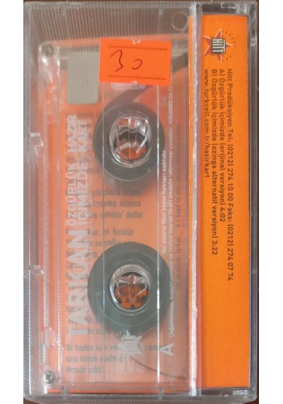 Plak Değildir Kaset Tir Tarkan Özgürlük İçimde Kaset