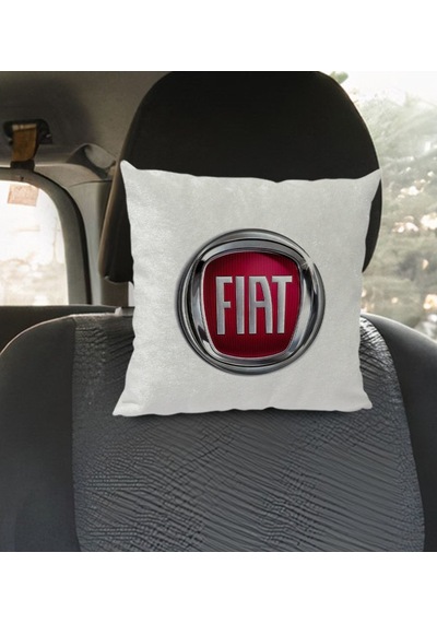 Bk Gift Fiat Tasarımlı Kare Araç Koltuk Yastığı-1