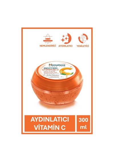 Aydınlatıcı C Vitamini Yüz Ve Vücut Nemlendirici Jel 300 Ml Nemlendirici Ve Işıltı Artırıcı